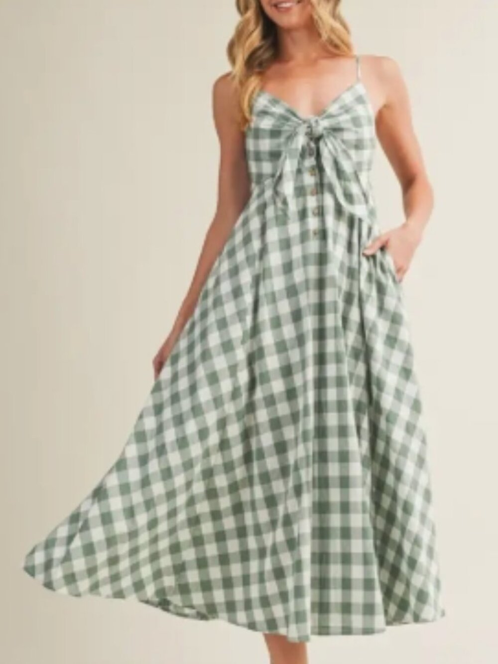 Button-Down Midi Dress - Picture 2 of 6